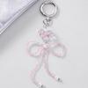 Butterfly Bows Keyring Stylish Bowknot Shaped Keychain Accessory for Women Daily Wear Elegant Backpack Decoration
