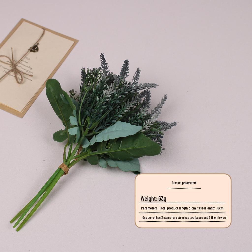 Korean Hand-Tied Lavender Artificial Flowers for Home or Wedding Decor