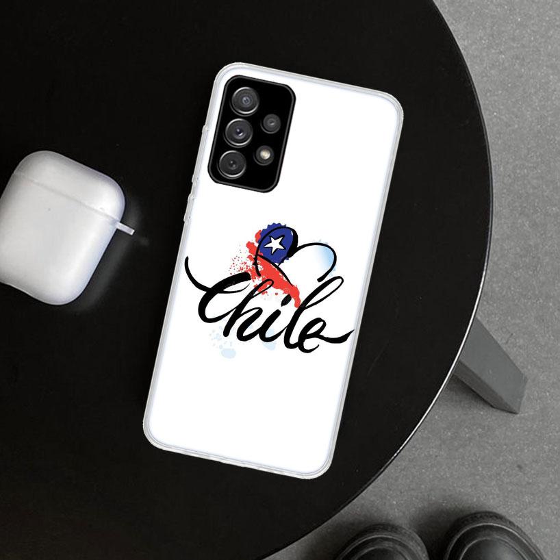 

Chile Flag Phone Case Cover for Samsung Galaxy A12 A22 A32 A52 A72 A02S A51 A50S A31 A20S A10S Note 20 Ultra 10 Plus Galaxy A12 Samsung A20(A30)