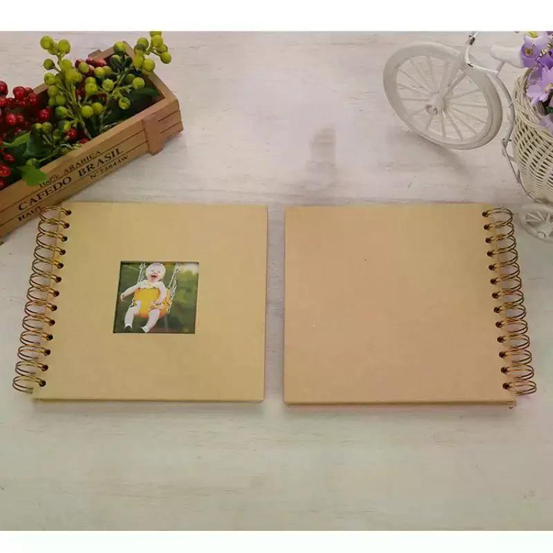 Scrapbook Fotoalbum Erinnerungsbuch Papier für Reisen Hochzeit Jahrestag Weihnachten Geschenke Babyparty Erinnerungen