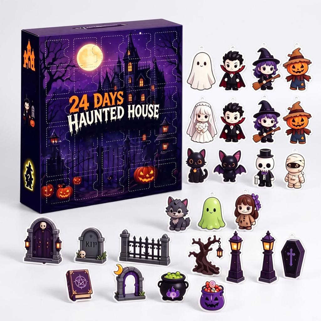 Halloween Countdown Calendar 2026 2D Design