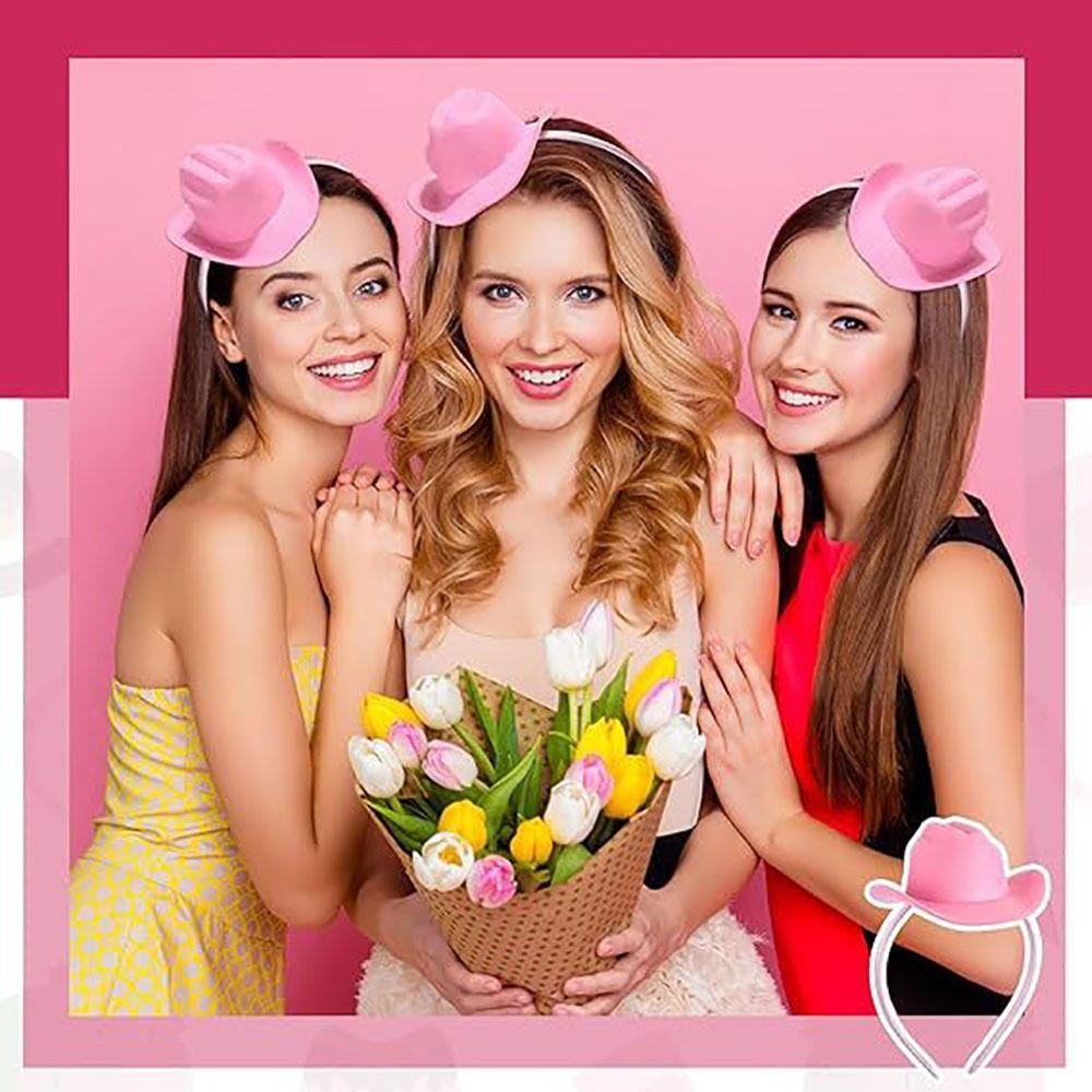 Headdress Cowgirl Hat Hair Hoop Headwear Festival Hairband Fashion Cowboy Hat Headband
