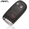 Jingyuqin For Jeep Grand Cherokee Dodge Ram 1500 Journey Charger Dart Challenger Durango Chrysler 300 Remote Key Shell 2/3/4/5Bt
