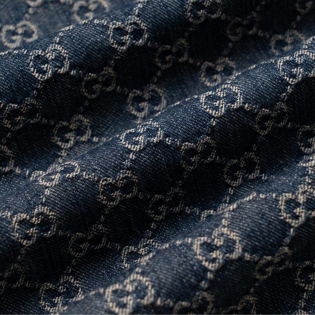 GUCCI Gg Monogram Eco Washed Organic Denim Jeans 649092-XDBK1-4266