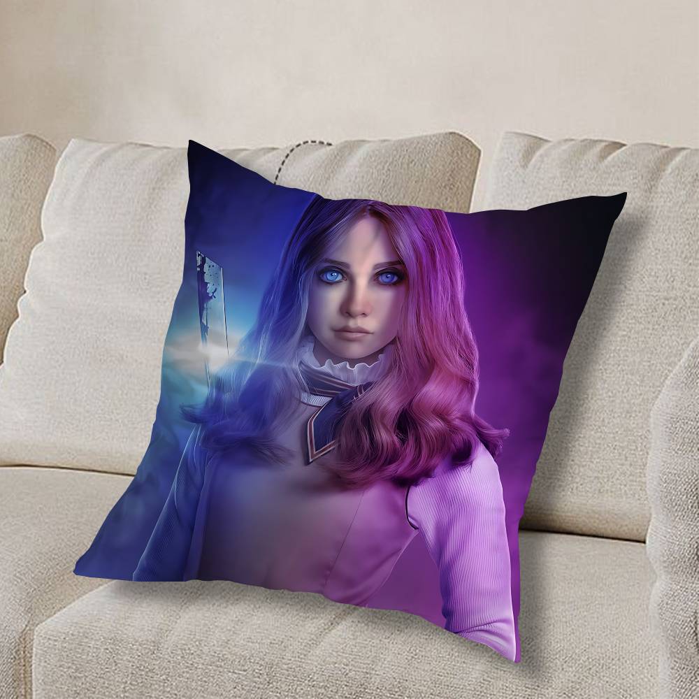 ужасы M-M3GAN Меган фильм Наволочка Наволочка Гостиная Диван Подушка Чехол Подходит Для Дома Спальни Комнаты Декор 30cmx30cm