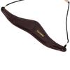 Saxofon din piele naturală Curea dublă pentru umăr Material piele de vacă Curea de gât reglabilă pentru joc de saxofon