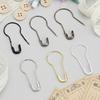 100Pcs/lot Metal Gourd Shape Safety Pins Paper Clip Fastener Craft DIY Sewing Tools Needles Large Safety Pin Brooch Accessories