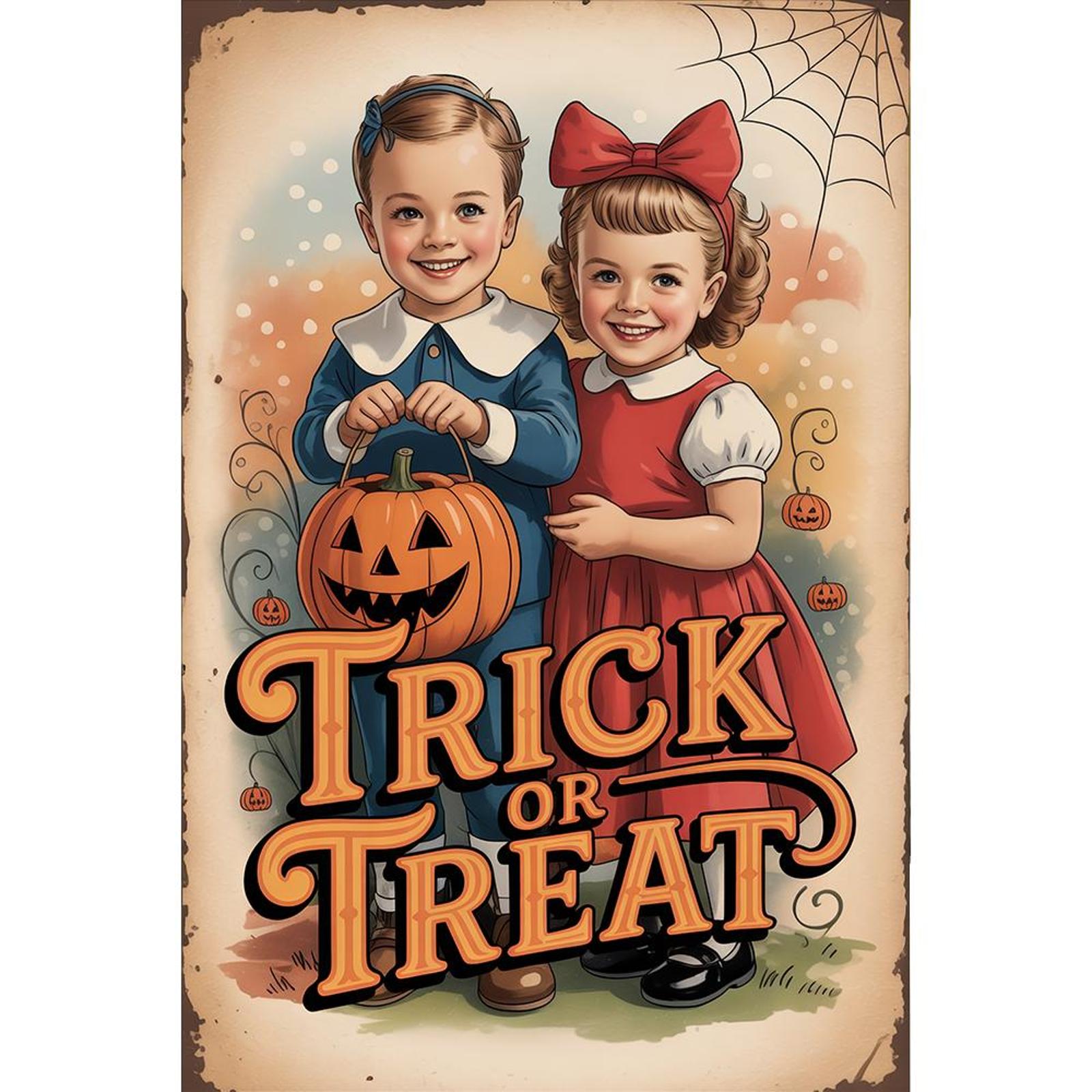 

Halloween 5D DIY Full Drill Round Diamond Painting Kit for Home Wall Decoration