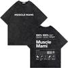 Tricouri Vintage Spalăte Vechi Schelet Sală Pump Cover Supradimensionate Tricou Bărbați Femei Amuzant Fitness Antrenament Bodybuilding Tricou