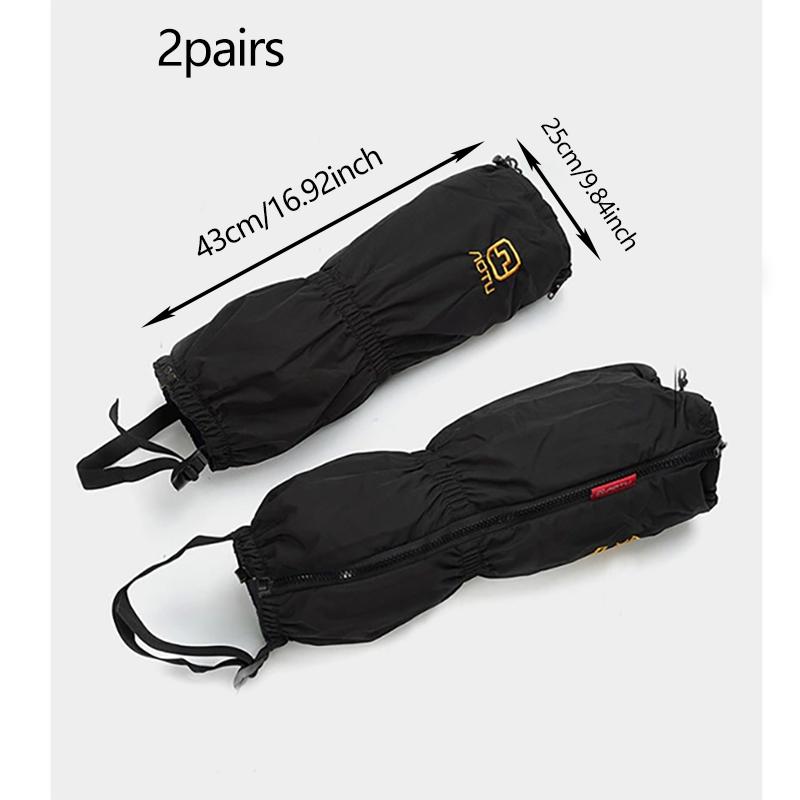 1/2 Paar - verstellbare Beinstulpen für Männer und Frauen - Outdoor-Wander-Beinschutz, perfekt zum Wandern, Jagen und für Wintersport