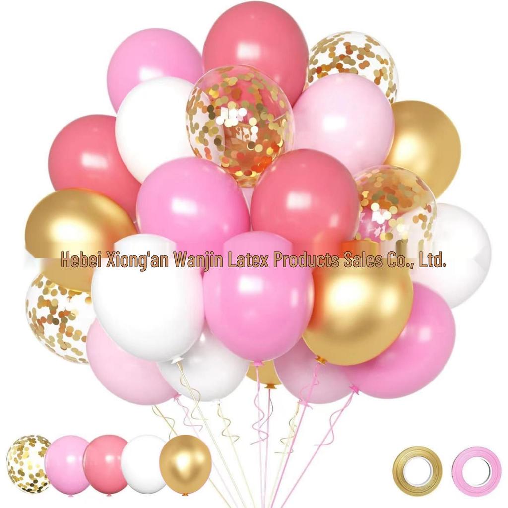 30-Piece Matte Balloon Set for Birthdays and Weddings, Vacuum-Packable
