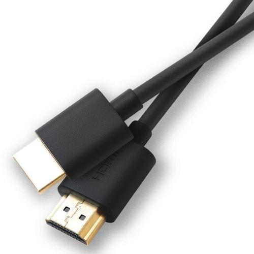 FSC HDMI Cable Slim Cable HDMI2.0 Standard High Speed Ethernet 18Gbps 4K/60p PS4/PS5 PC Monitor Compatible with Nintendo Switch Etc. (3.0m)