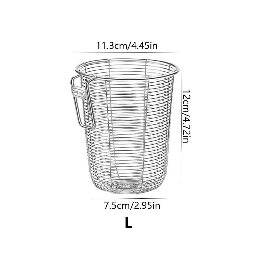 New Stainless Steel Chopstick Drying Rack Large Capacity Kitchen Storage Basket Chopstick Cage Portable Storage Container