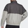Adidas BTS Light Jacket Windproof Sports Stand Collar Men Outerwear Gray FT2442