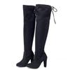 New Women Boot Fashion Suede Women Over The Knee Boot Lace Up Sexy High Heels Shoes Woman Slim Thigh High boot Women fr5