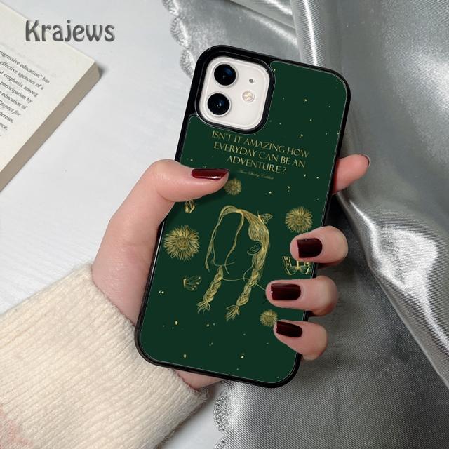 

Krajews Anne with an E soft Phone Case Cover For iPhone 17 Air 16 15 14 plus 11 12 13 pro max coque Shell Fundas iPhone 13