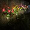 LED Azalea Solar Flowers Lights Waterproof Landscape Lawn Lamp Garden Lights  Pathway Patio