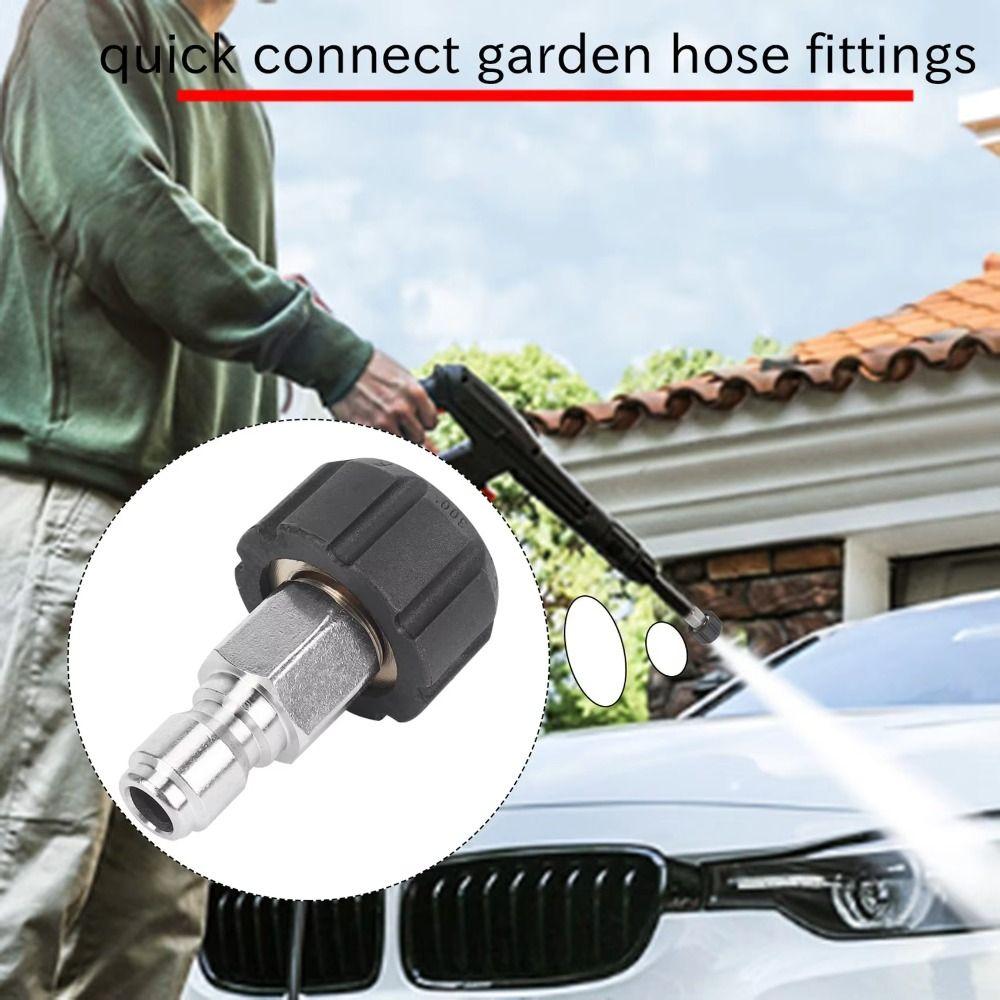 Non-slip M22 Adapter Female Swivel Quick Connect Kit Quick Disconnect Plug  High Pressure Washer