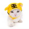 Kitten Cartoon Animal Shaped Soft Cute Cat Headgear Dog Cross Tied Wear Pet Hat