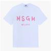 MSgm BruShed Logo Women S T ShirT 3441mdm510