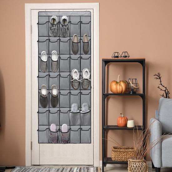 Shoe Holder Over-the-Door Storage Bag Large Rack Hanging Shoe Organizer