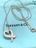 Tiffany Co. Loving Heart Necklace Paloma Picasso 925 Sterling Silver Excellent