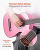 VEVOR Classical Guitar, 780 Mm, Wood Classical Guitar Starter Kit for Beginners, with Nylon Strings, Gig Bag, Strap, Tuner, Extra Strings, Picks