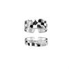 Classy 925 Sterling Silver Broken Ring For Women Adjustable Geometric Design Trendy Statement Fashion