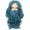 Santa Clause Beard and Wig Santa Costume Accessories Set for Christmas Kid Birthday