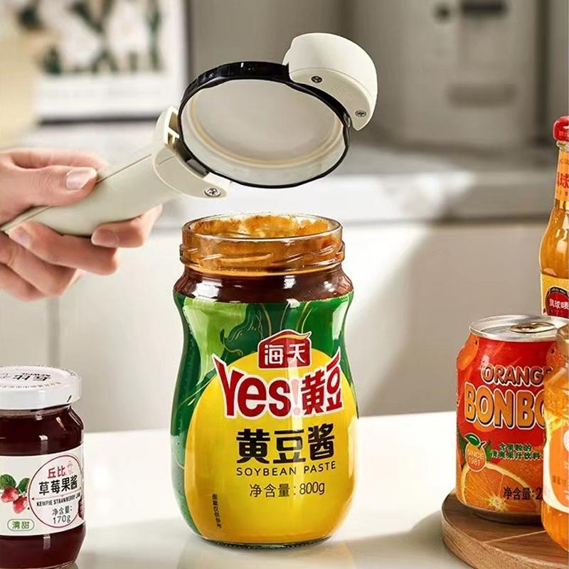 Multifunctional Telescopic Jar Opener, adjustable Stainless steel with magnetism, Labor - Saving Anti - Slip Can Opener