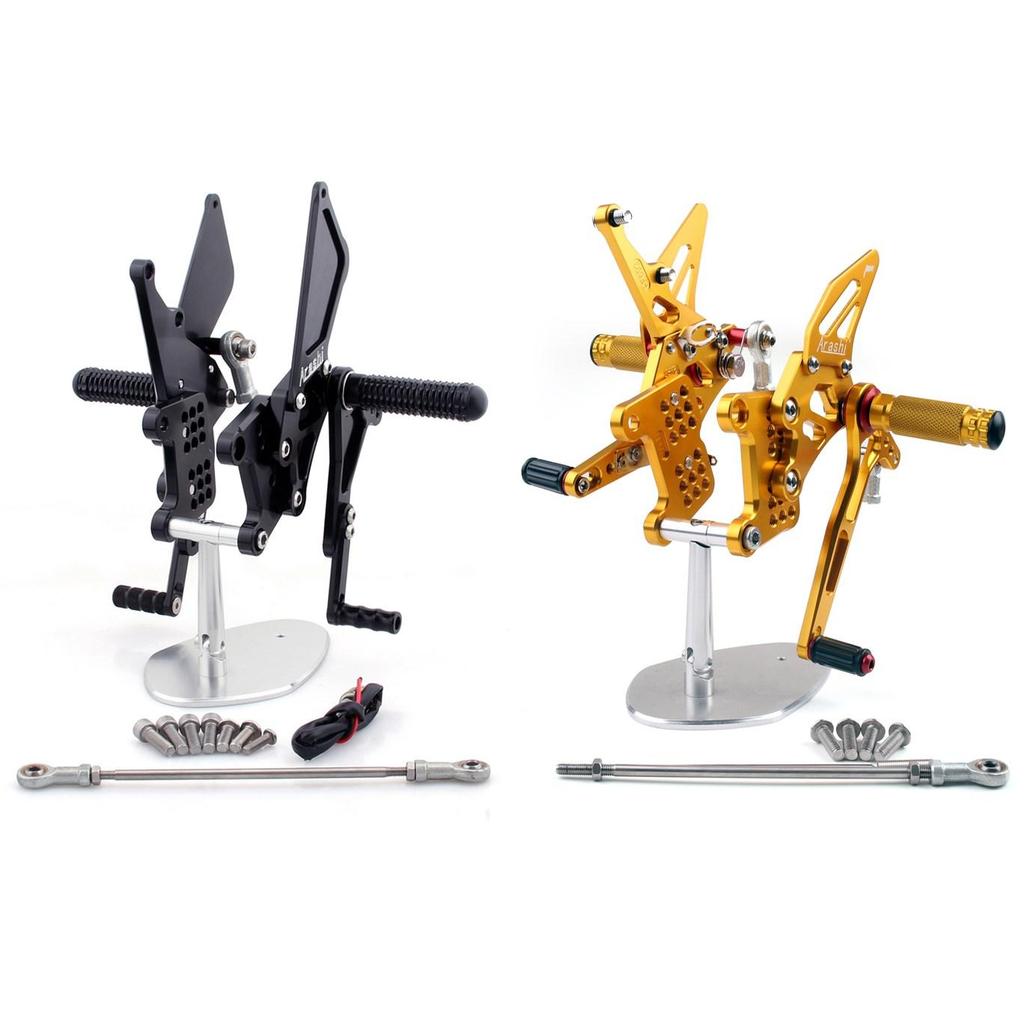 Adjustable CNC Rider Rear Set Rearsets Footrest Foot Rest Pegs Fit for Triumph Speed Triple 1050