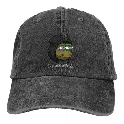 Washed Unisex's Baseball Cap Bombs Trucker Snapback Caps Dad Hat Pepe Frog Animal Golf Hats