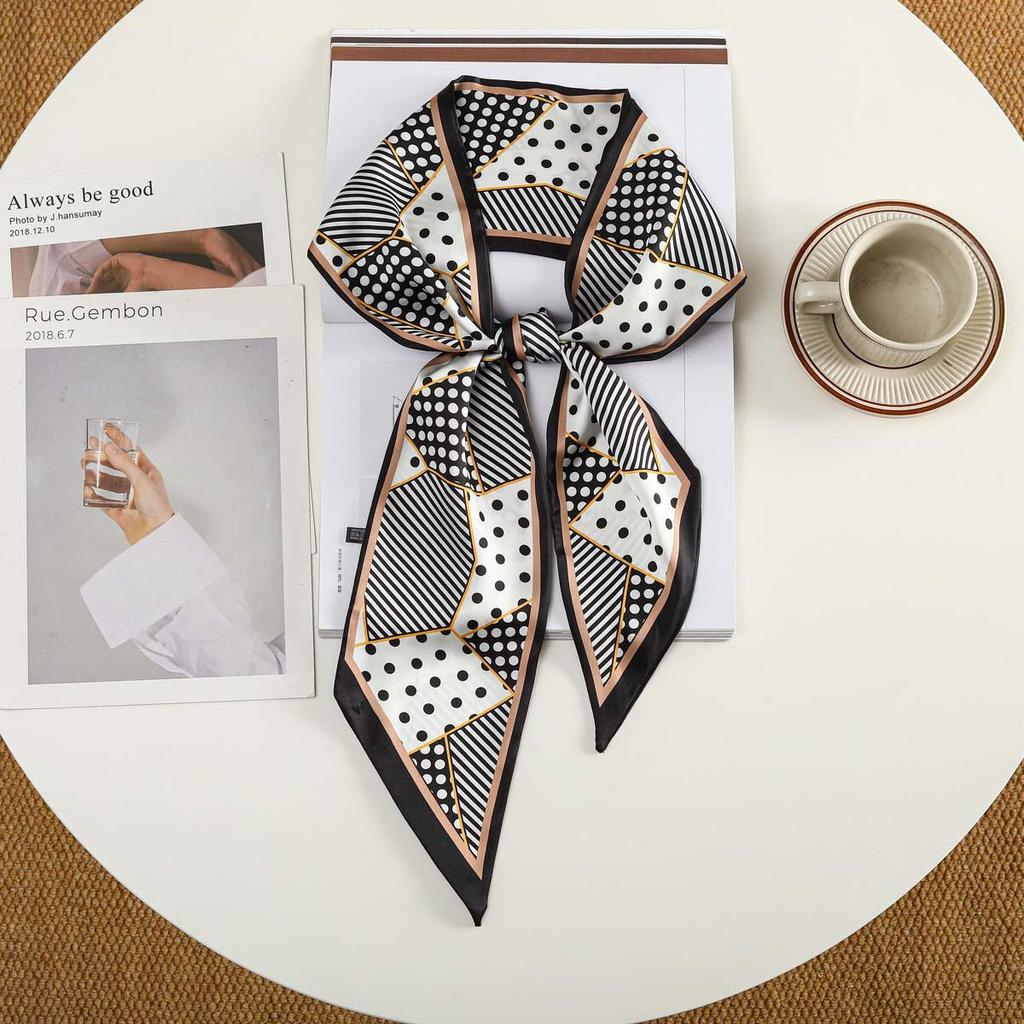 Trendy Silk-Like Ribbon Headband & Scarf: Multi-functional Hair Tie, Headscarf, Waistband - Hot Fashion Item