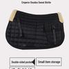 Equestrian Saddle Pad with Pouch - Sweat-Absorbing Riding Equipment