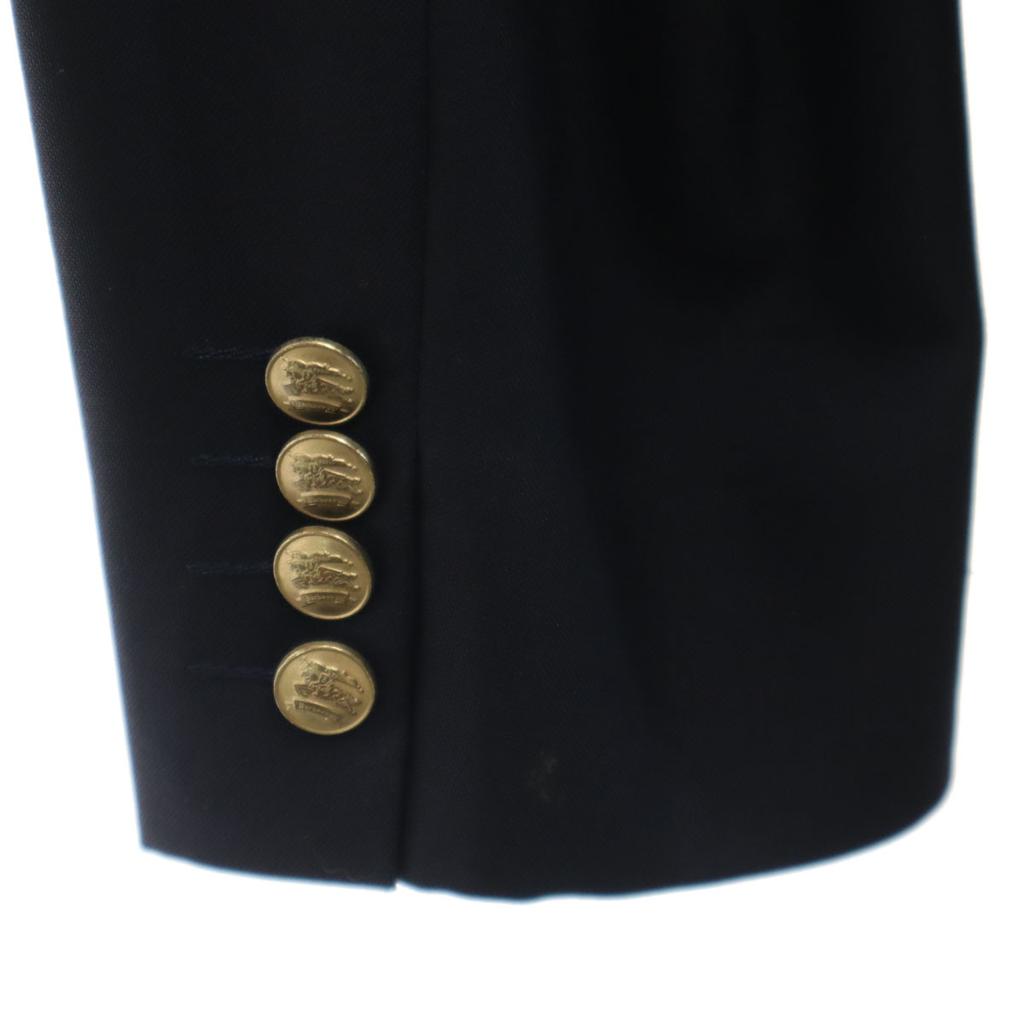 Burberrys 90er Jahre Hergestellt in Japan Alte maßgeschneiderte Jacke AB5 Marineblau Herren Gebraucht