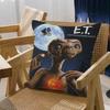 Movie ET The ExtraTerrestrial Cushion Cover Decorative Pillow Sofa Home Decor Case Pillow Cases