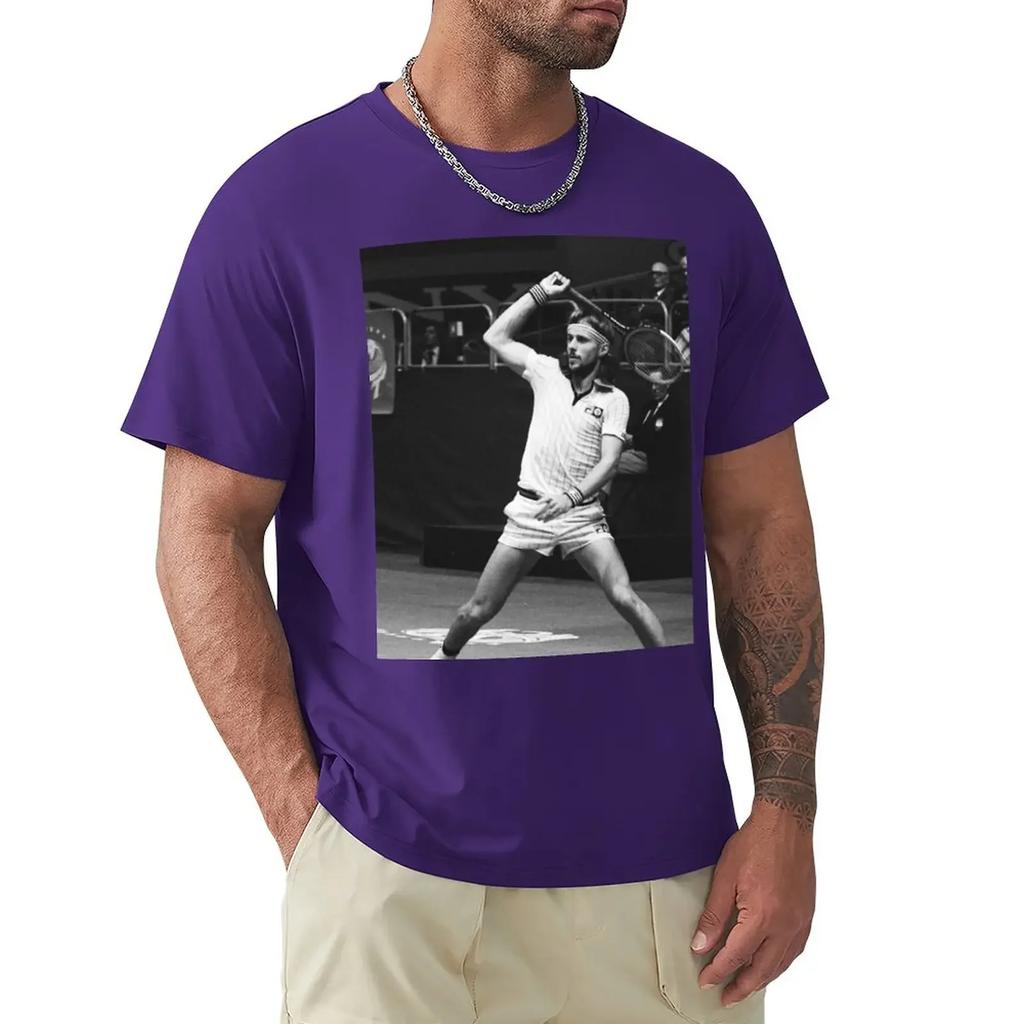Borg The Ice Unisex Tennis Legend TShirt blanks oversized t shirt tees graphic shirts fruit of the loom Unisexs t shirts