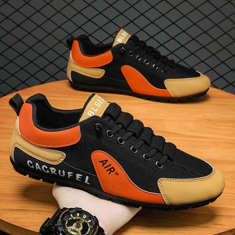 

Летняя популярная мужская обувь, новая ленивая обувь на одну ногу, мужская универсальная дышащая повседневная обувь 44