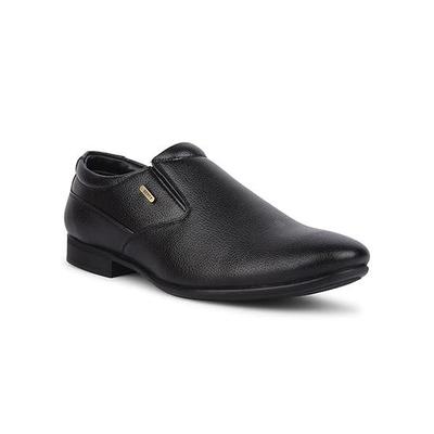Liberty Fortune UVL-31 Męskie Buty Formalne Bez Sznurowania - Czarne, Brązowe - Syntetyczna Skóra Wsuwane z Amortyzującą Wkładką - Stylowe Weselne