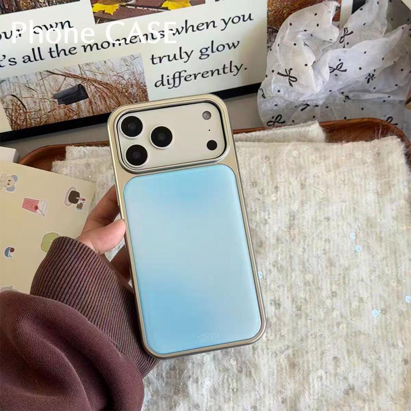 

Korean Light colored INS Phone Case for iPhone 17 16e 16 15 14 13 12 11 Air Pro Max X XR XSMAX 8 7 Plus Luxury Clear Soft Cover iPhone 11