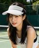 Croogo Sun Visor Large Brim UV Protection Sports Golf White Women's G-DSKD1