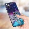 Hülle für Xiaomi Redmi Note 10 9 11 Pro Weiche Handyhülle 10S 9S K40 8 9A 9C 9T 7 10C 8T Silikonhülle Universum Cooler Astronaut