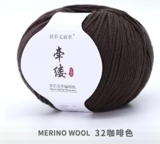 

50 г/клубок 100% вовняна пряжа Клубок М яка тепла Пряжа з органічної бавовни DIY Ручне в язання Шарф Сумка Шапка Шарф Мериносова вовна Середньої товщини Пряжа