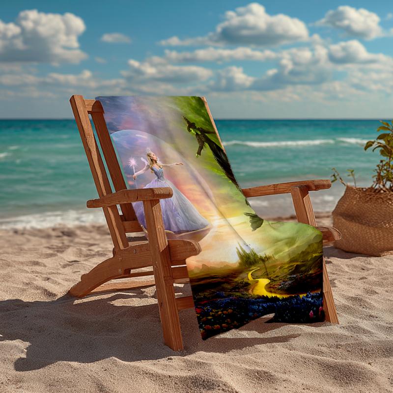 Wicked Fashion Beach Towel: Ideal for Summer Adventures Soft, Absorbent and Quick Drying Suitable for Swimming and Bathing
