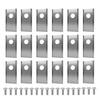 18Pcs Robot Mower Replacement Blade Stainless Steel Mower Cutter Blade Robotic Lawn Mowers Replacement for Worx Landroid