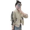 American Stand-up Collar Baseball Jacket Women's Spring New Small Fashion Versatile Short Jacket