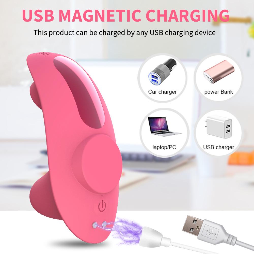 Compact Magnetic Wearable Vibrator with Remote Control for Women - Discreet Adult Pleasure Device