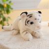 23cm Cute Stuffed Animal Baby Tiger White Siberian Tiger Plush Toy Emulational Plushies Soft Doll Room Decor Gift for Girl Boy