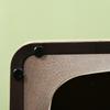 Cat Scratching Post, 2-in-1 TV Shape, House and Mat, Corrugated Cardboard, 39 x 29 x 37 cm, Brown