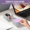 4Pcs Sticky Note Holder Silicone Memo Pad Dispenser Practical Self Stick Note Pad Organizer for Office Desk Home Accessories